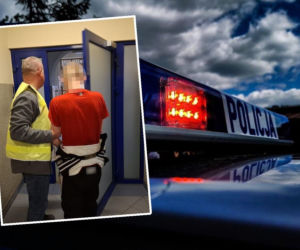 Szok przed salą rozpraw! Kompletnie pijany oskarżony przyjechał autem do sądu. Twierdził, że łyknął sobie na odwagę [GALERIA]