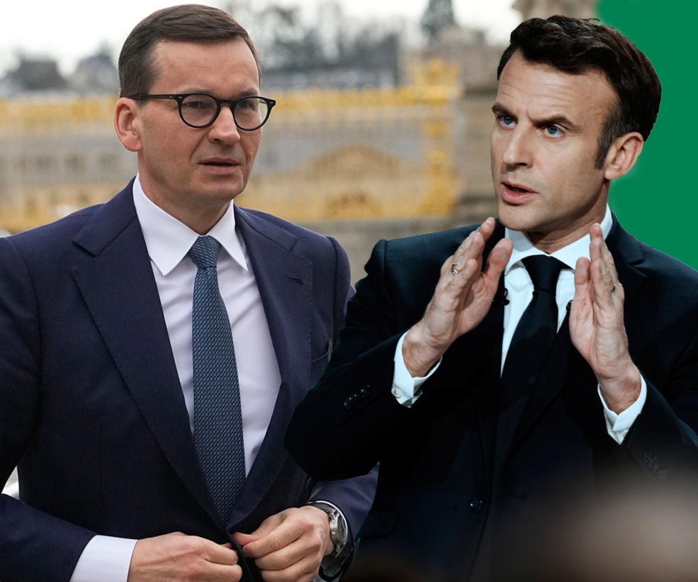 Macron w FURII po słowach Morawieckiego! Brutalna riposta. Międzynarodowa awantura