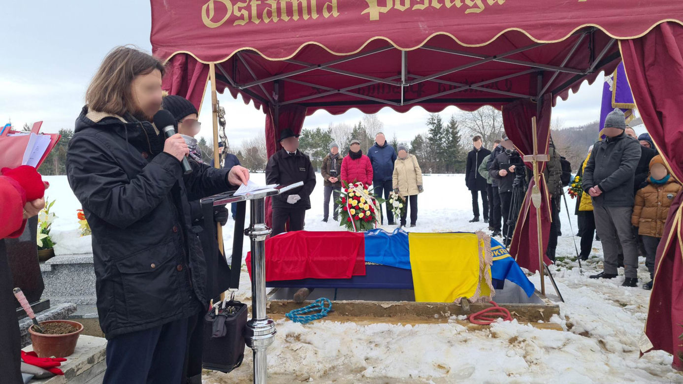 Pożegnali Janusza z Dynowa, który zginął walcząc o wolną Ukrainę