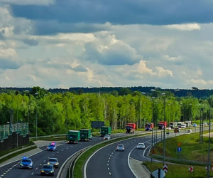 Konwój z pomocą humanitarną dla Białorusi przejechał przez Podlasie