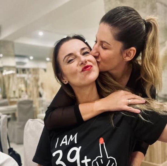 Anna Kaczmar z żoną - Anną Turowską