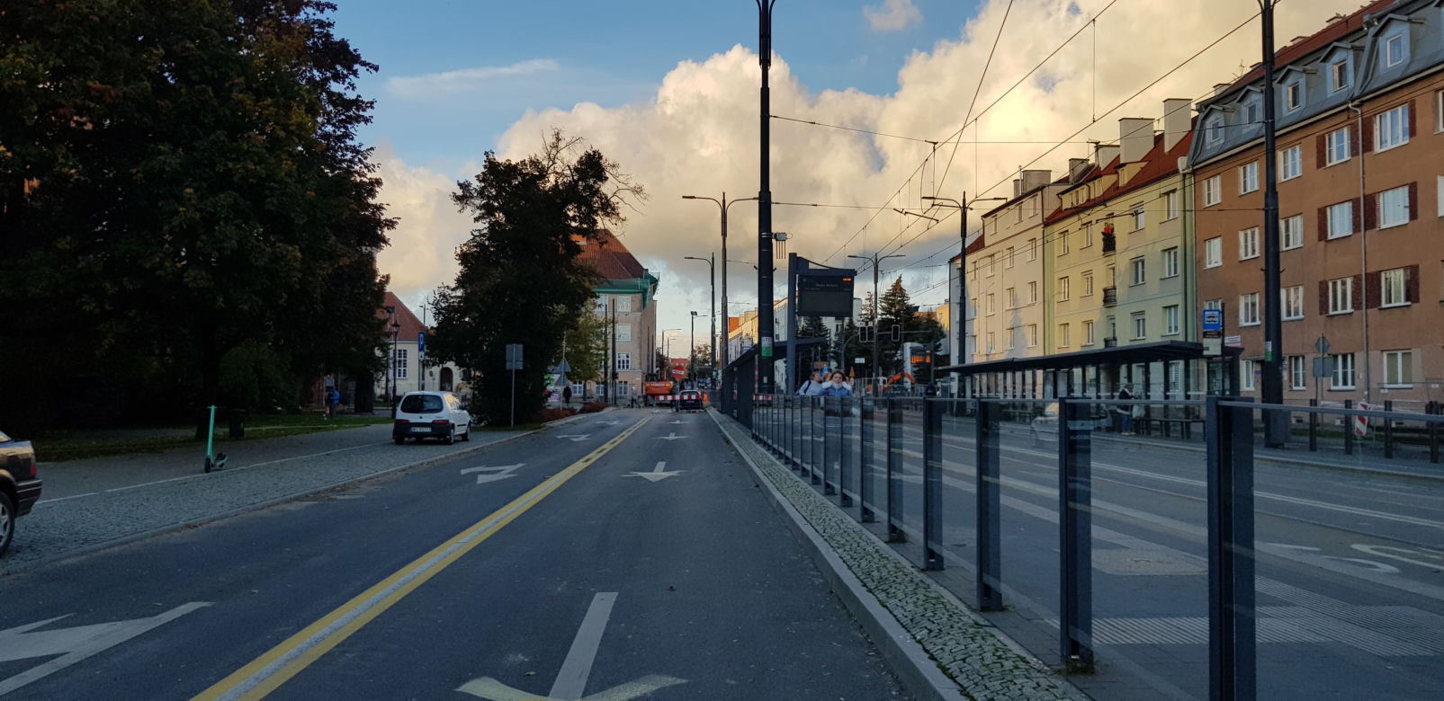 Olsztyn. Skrzyżowanie Piłsudskiego i Kościuszki zamknięte od miesięcy