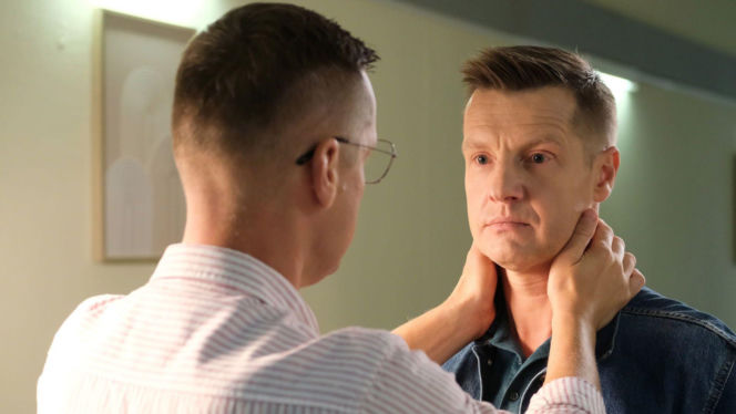 M jak miłość odc. 1907. Paweł (Rafał Mroczek), Piotrek (Marcin Mroczek)