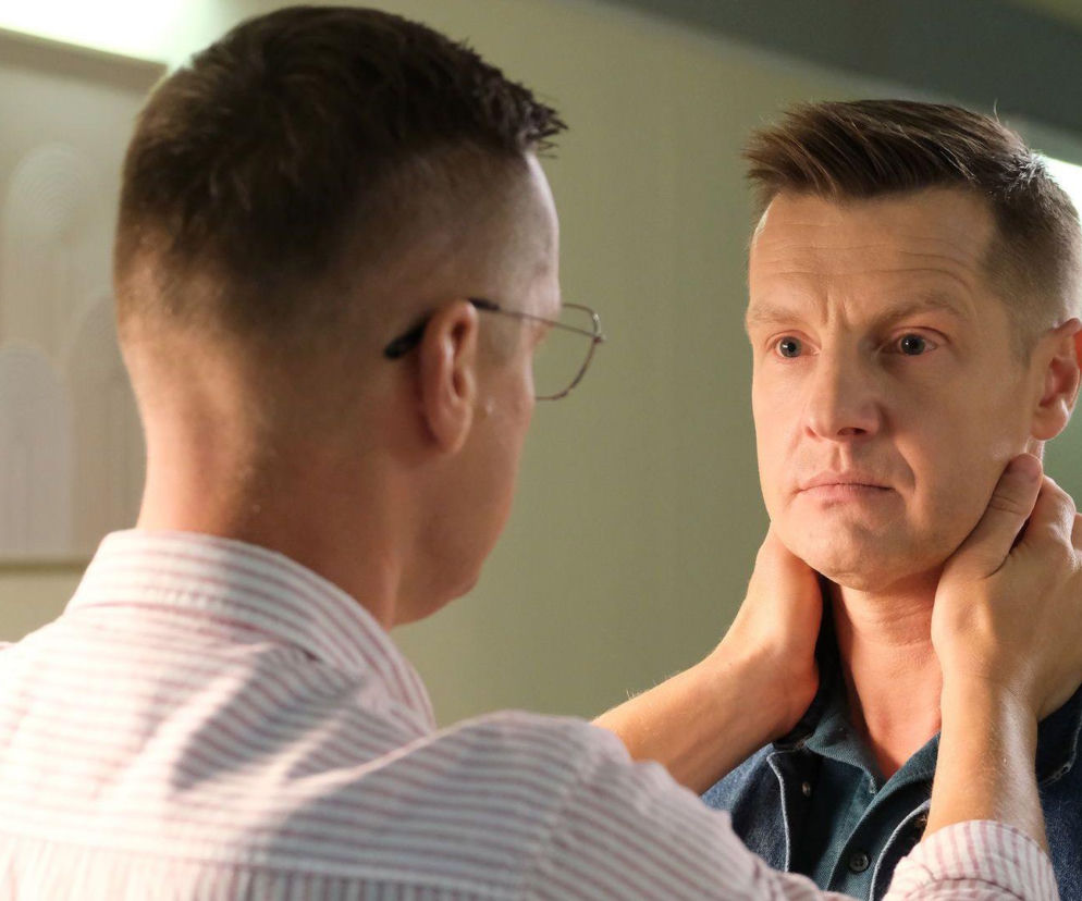 M jak miłość odc. 1907. Paweł (Rafał Mroczek), Piotrek (Marcin Mroczek)