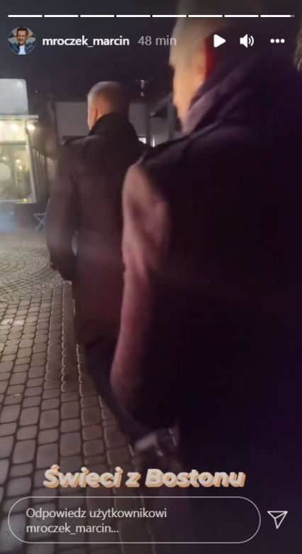 M jak miłość na planie: Budzyński (Krystian Wieczorek), Kamil (Marcin Bosak)