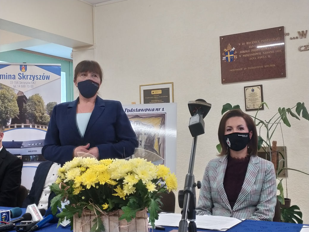 Zespół Szkół w Skrzyszowie szkołą modelową projektu HUMINE
