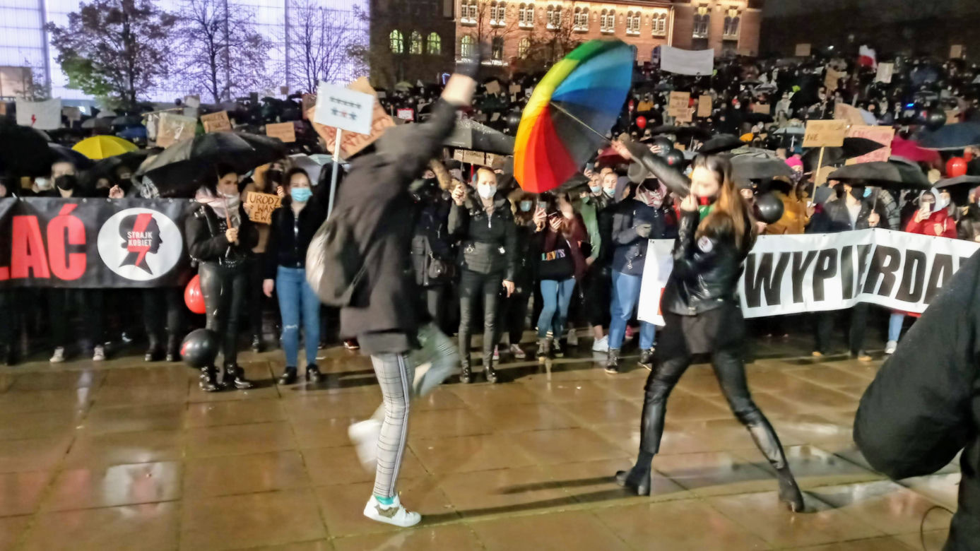 Protest kobiet w Szczecinie - 30.10.2020