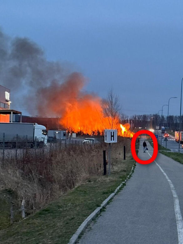 Podejrzany o podpalenie nieużytków