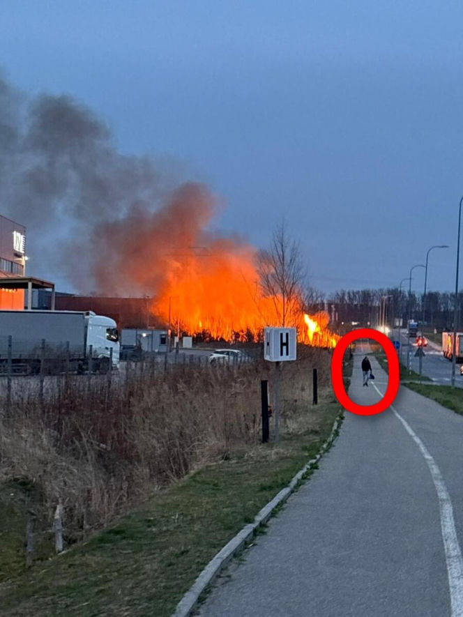 Podejrzany o podpalenie nieużytków