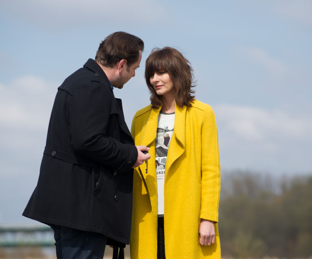 Na Wspólnej odc. 2028. Iwo (Jakub Wieczorek), Kinga (Ilona Wrońska)