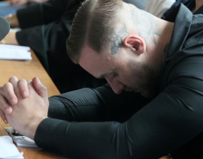Tak zachowywał się Łukasz Żak w sądzie