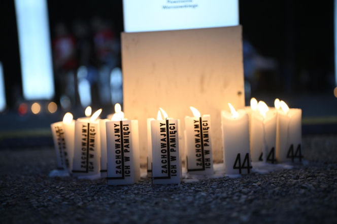 Uroczystości ku czci ofiar Rzezi Woli na Cmentarzu Powstańców Warszawy