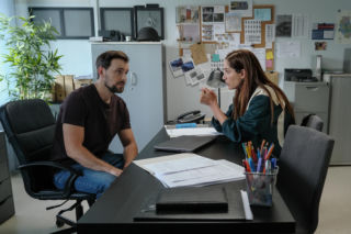 Barwy szczęścia odc. 3290. Celina (Orina Krajewska), Marcin Kodur (Oskar Stoczyński)