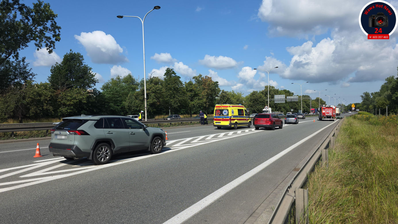  Śmiertelny wypadek motocyklisty na Wisłostradzie
