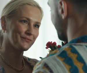 Barwy szczęścia, odcinek 3284. Justyna (Sylwia Juszczak-Krawczyk), Mirek (Oliwier Kozłowski)