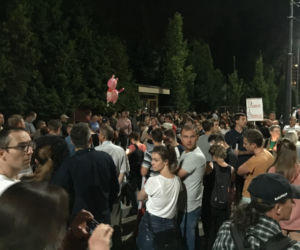 Protest przed domem Jarosława Kaczyńskiego, 22 lipca