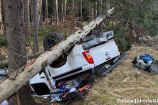 Wypadek pod Szklarską Porębą