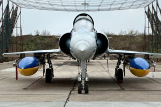 Ukraiński samolot Mirage 2000-5