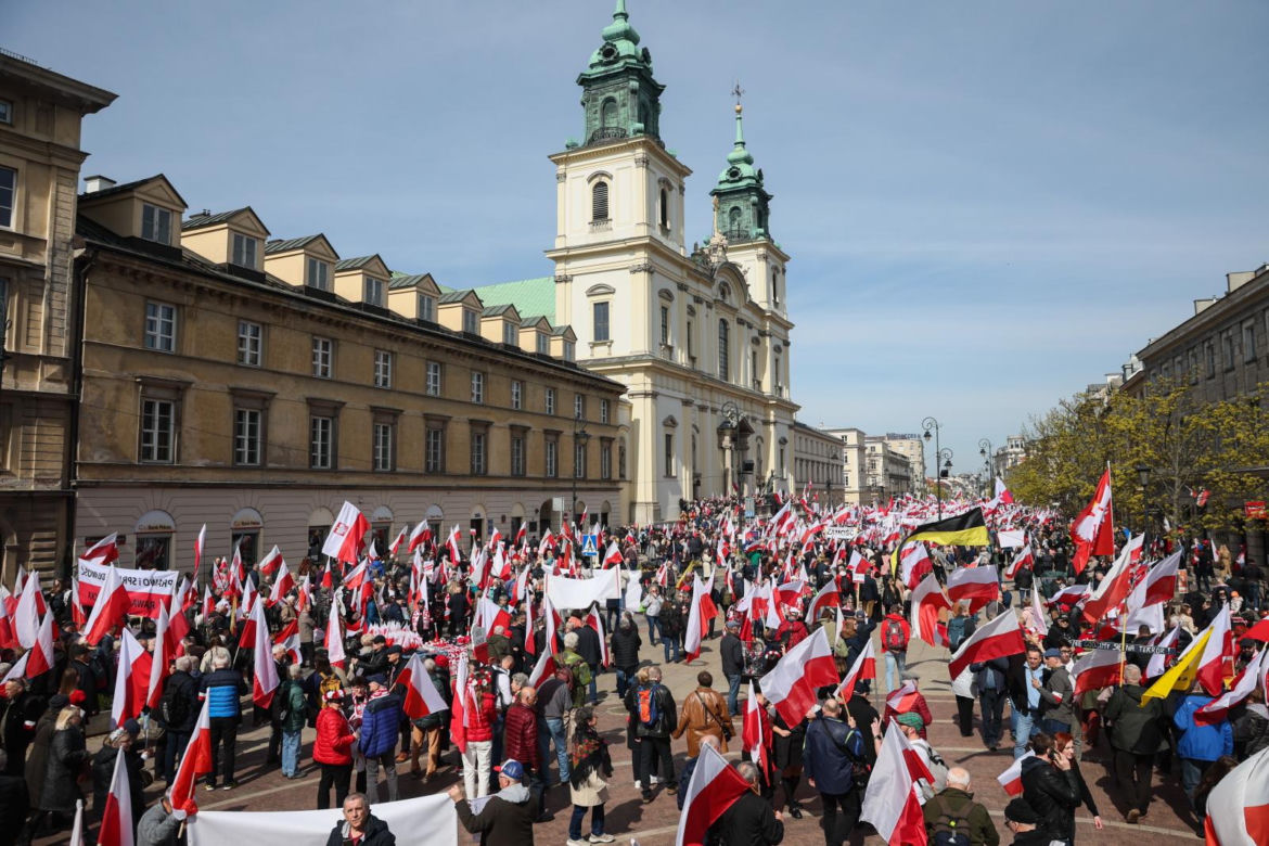   Wielki marsz w Warszawie 12.04.2025