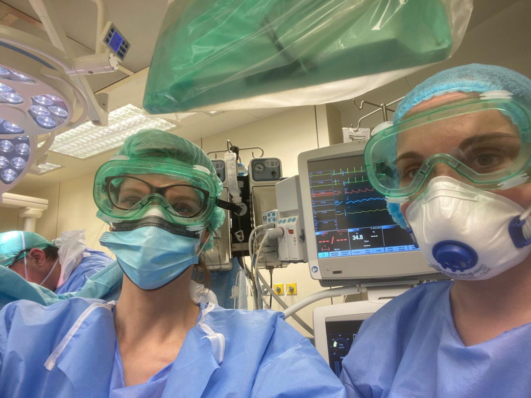 Zespół anestazjologiczny w trakcie transplantacji.