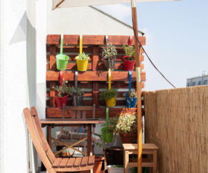 Balkon w bloku