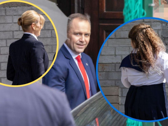Dumni rodzice odprowadzili Kasię Nawrocką do szkoły! To już druga klasa