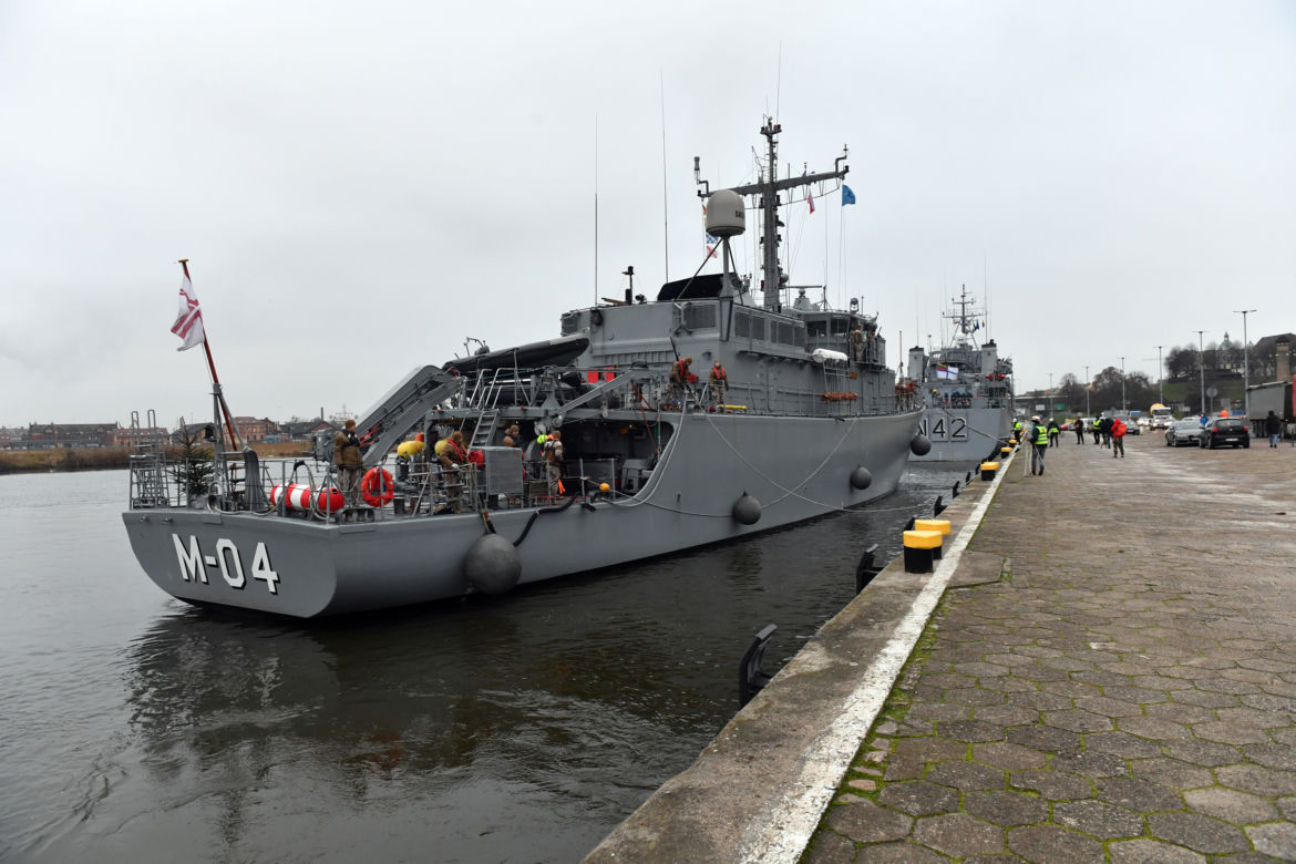 Okręty NATO wpłynęły do szczecińskiego portu