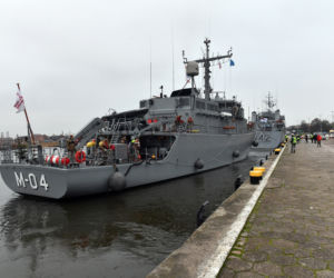Okręty NATO wpłynęły do szczecińskiego portu