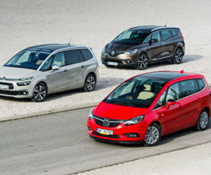 Renault Grand Scenic, Opel Zafira, Citroen Grand C4 Picasso