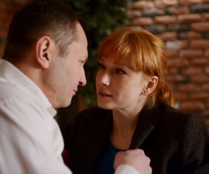 Komisarz Alex 5 sezon odcinek 59 (odc. 7). Lucyna (Magdalena Walach), Wilczyk (Andrzej Konopka)