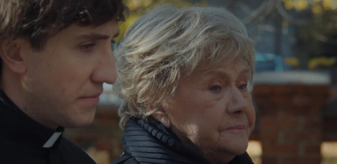 M jak miłość odc. 1910. Ksiądz Grzegorz (Paweł Janyst), Barbara (Teresa Lipowska)