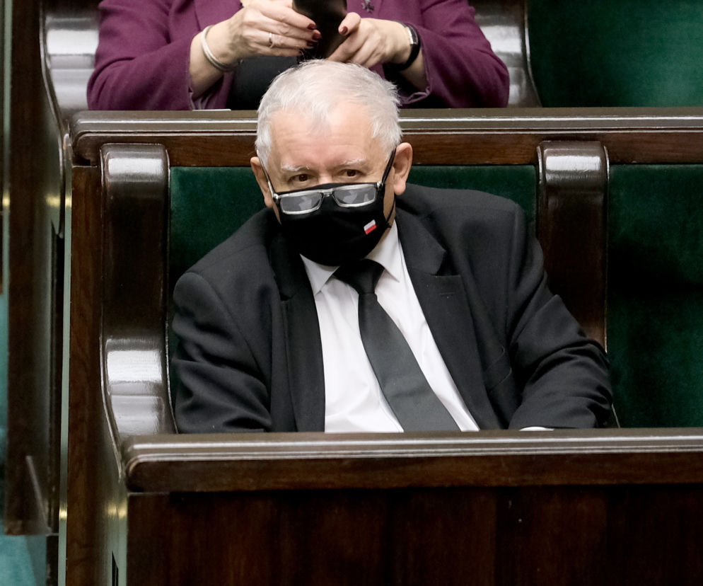 Jarosław Kaczyński w sejmie