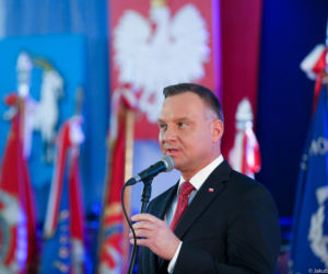 Łódzkie. Prezydent Andrzej Duda z wizytą w Lututowie
