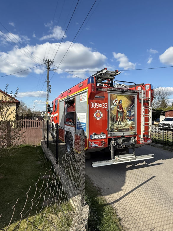 Uratowali kota, który wpadł do studni