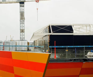 Budowa Morskiego Centrum Nauki w Szczecinie - styczeń 2021