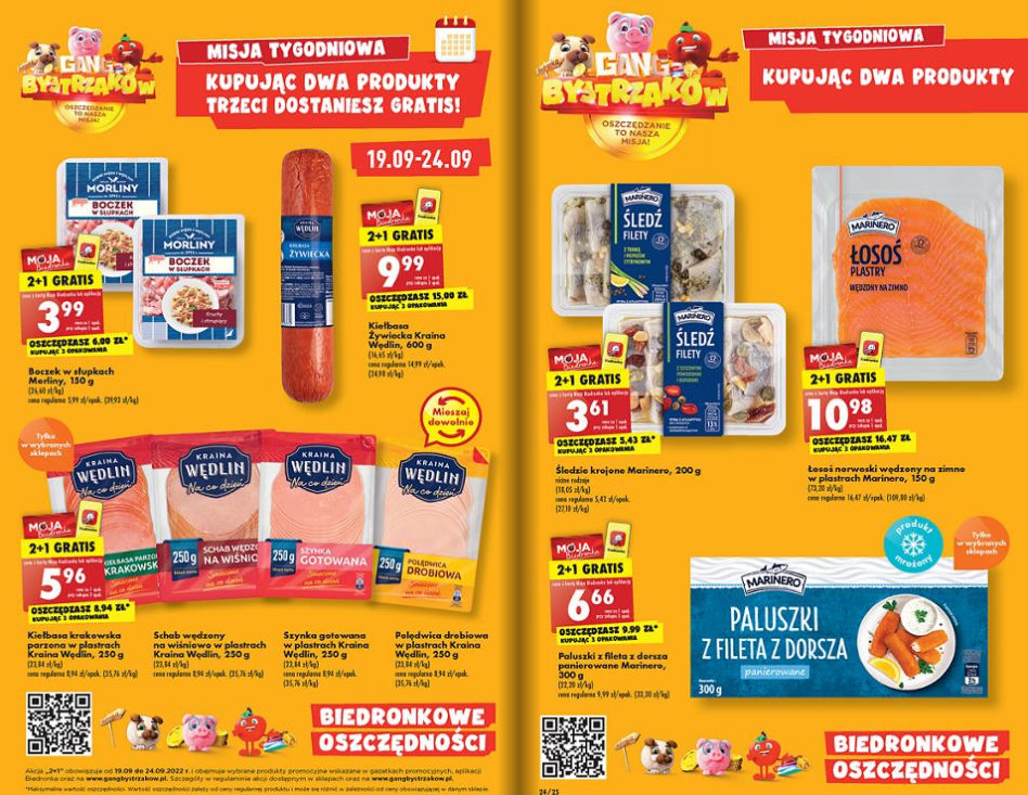 Biedronka promocje od 19.09