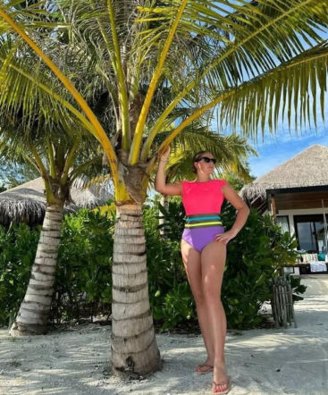 Jelena Ostapenko na wakacjach