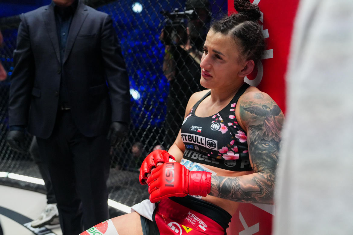 Ewelina Woźniak po walce na KSW 116