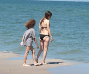 Wenus z Juraty czyli Agnieszka Dygant na plaży