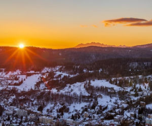 Wieża widokowa na Górze Parkowej w Krynicy-Zdroju