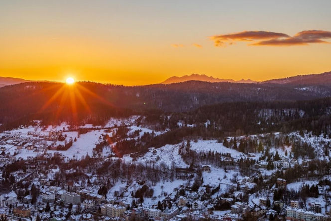 Wieża widokowa na Górze Parkowej w Krynicy-Zdroju