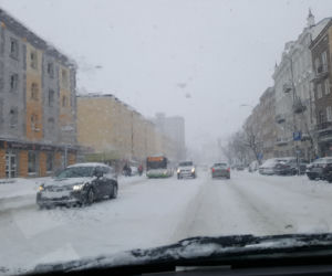 Totalny paraliż miasta. Białystok zasypany śniegiem 15.01.2019