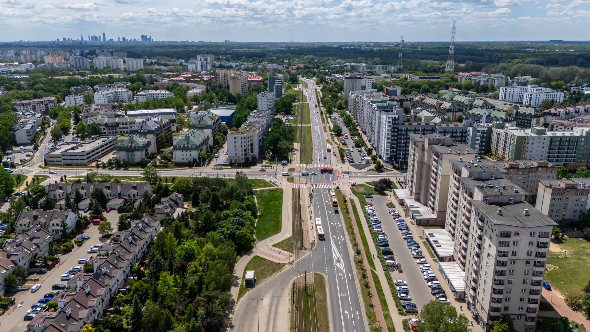Osiedla wzdłuż ul. Światowida w Warszawie