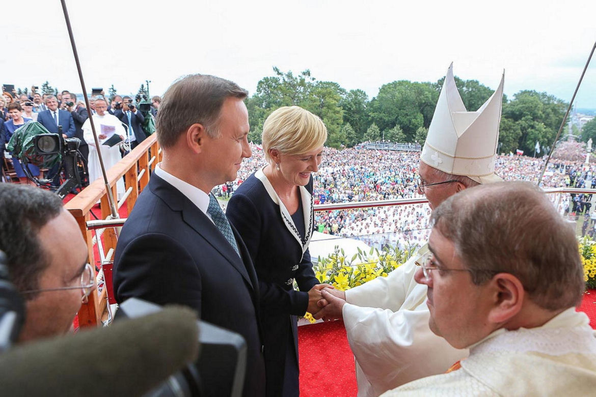 Znani polscy politycy z papieżem Franciszkiem