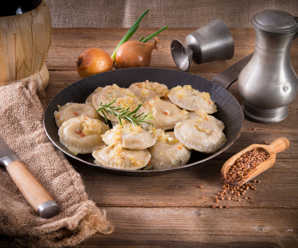 Pierogi z kaszą gryczaną na Wigilię