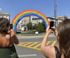 Tęcza wraca na Plac Zbawiciela w Warszawie