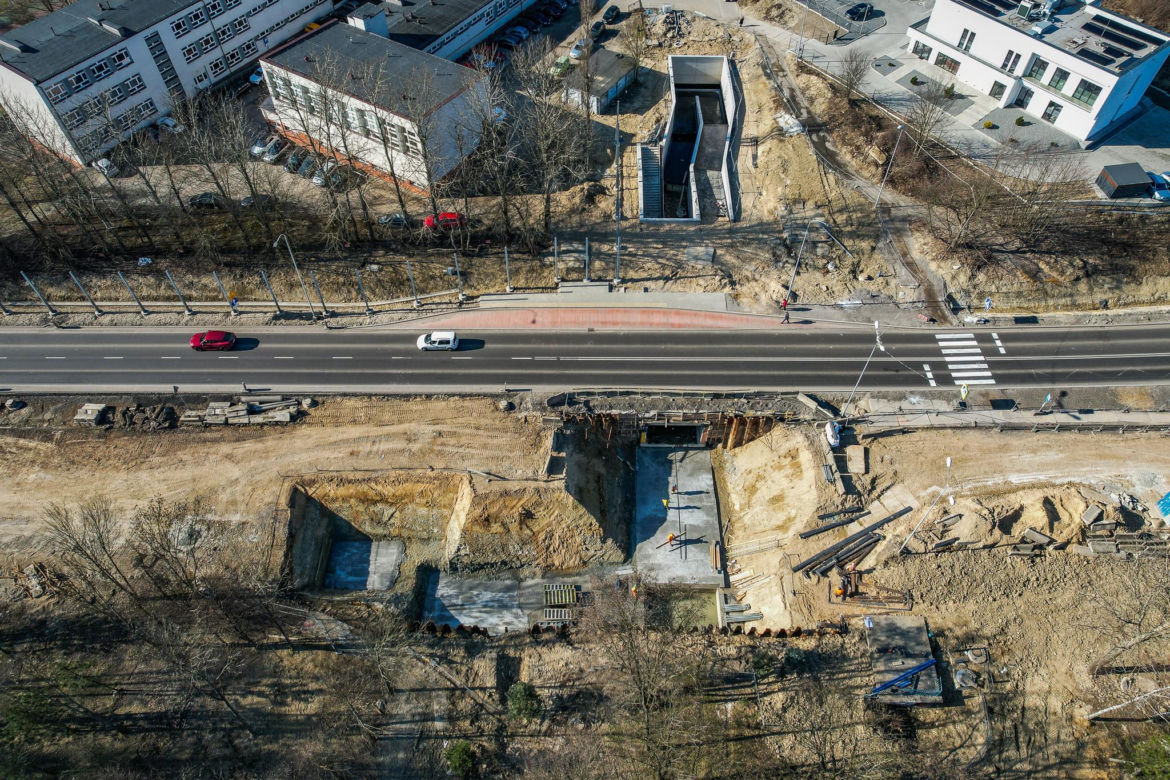 Przebudowa DK94 w Olkuszu - marzec 2026