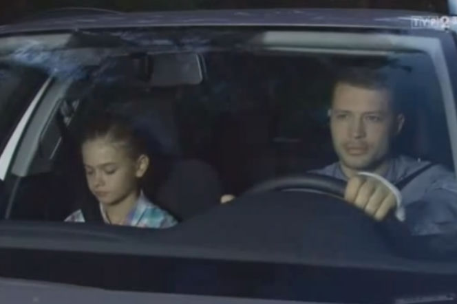 ''M jak miłość'' 1030 Tomek (Andrzej Młynarczyk) Zosia (Julia Wróblewska)