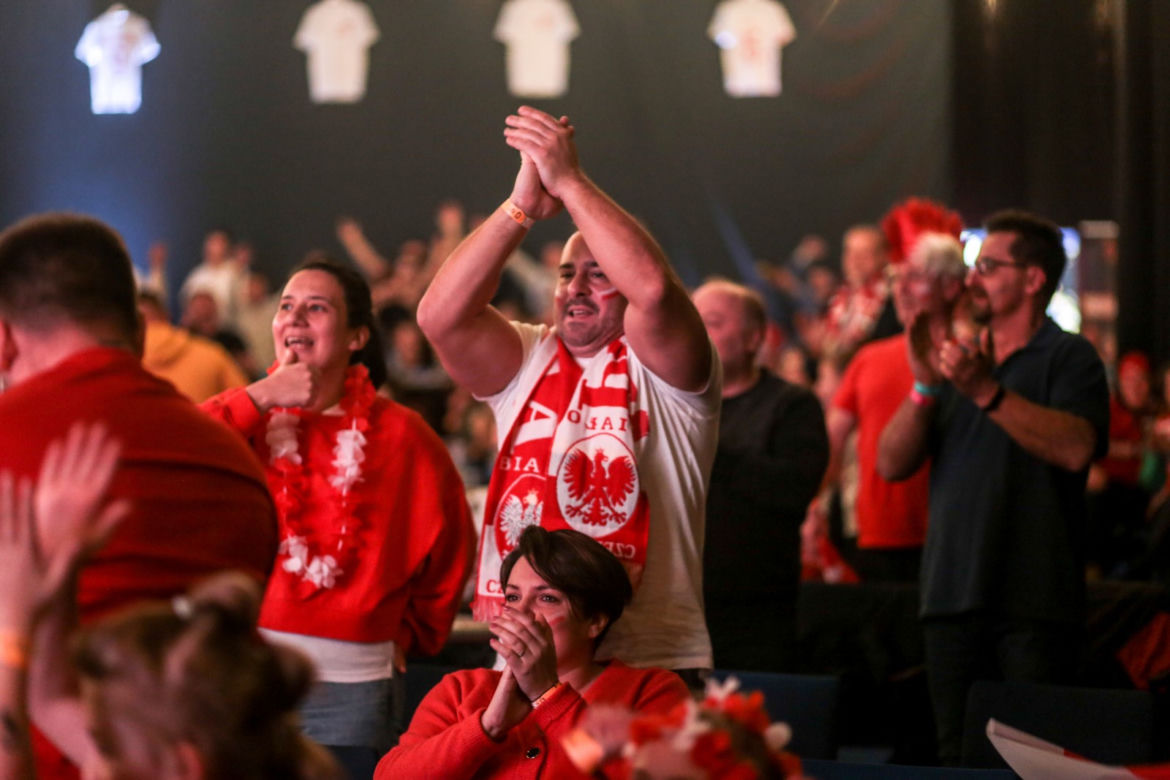 Polska - Arabia Saudyjska w strefie kibica na Stadionie Śląskim