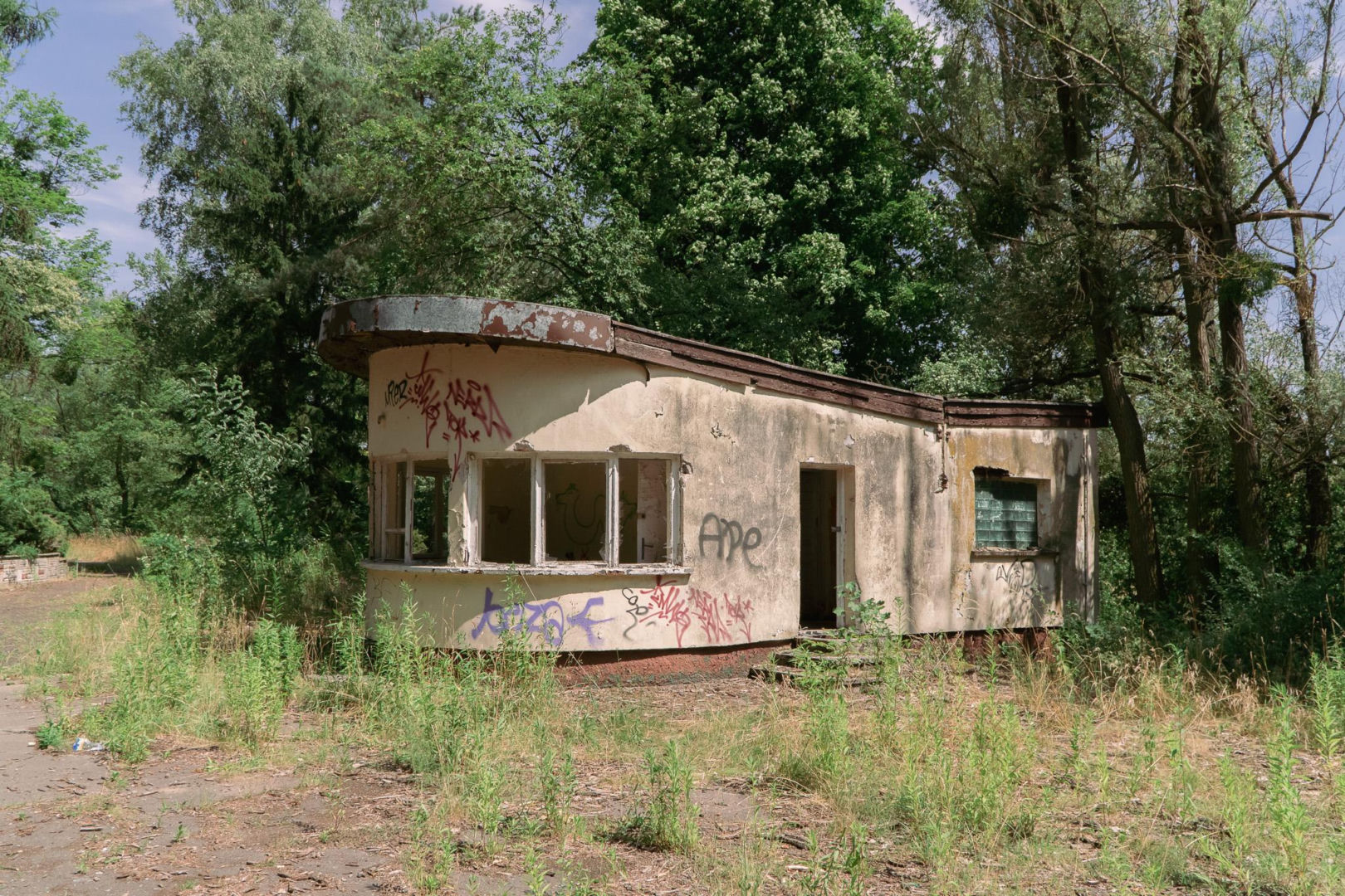 Ośrodek w Kiekrzu przed rozbiórką